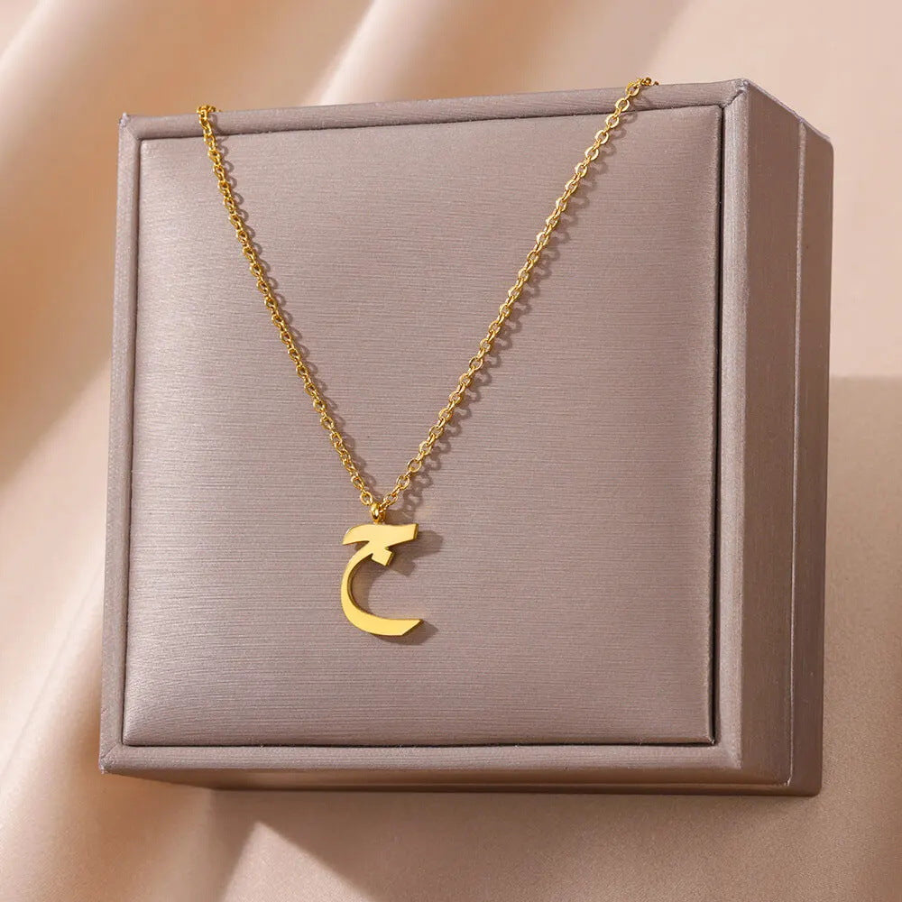 Arabic Letter neckless 18K plates
