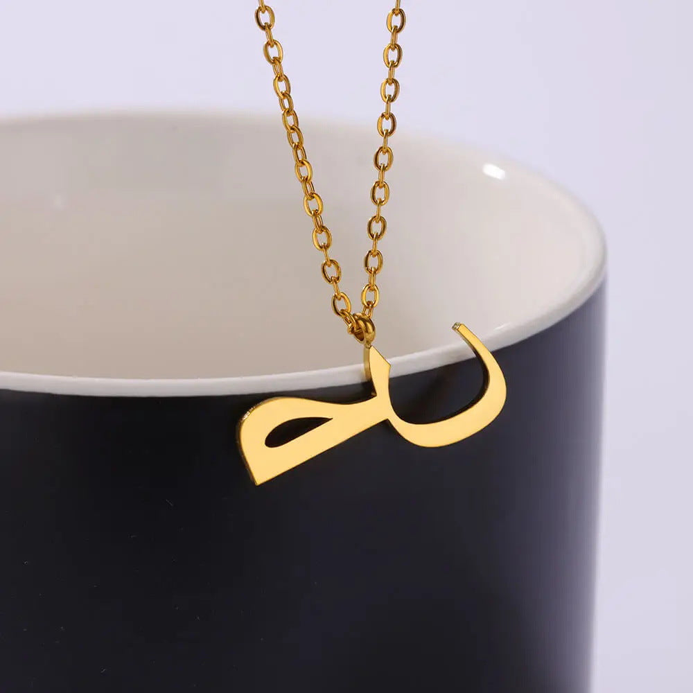 Arabic Letter neckless 18K plates