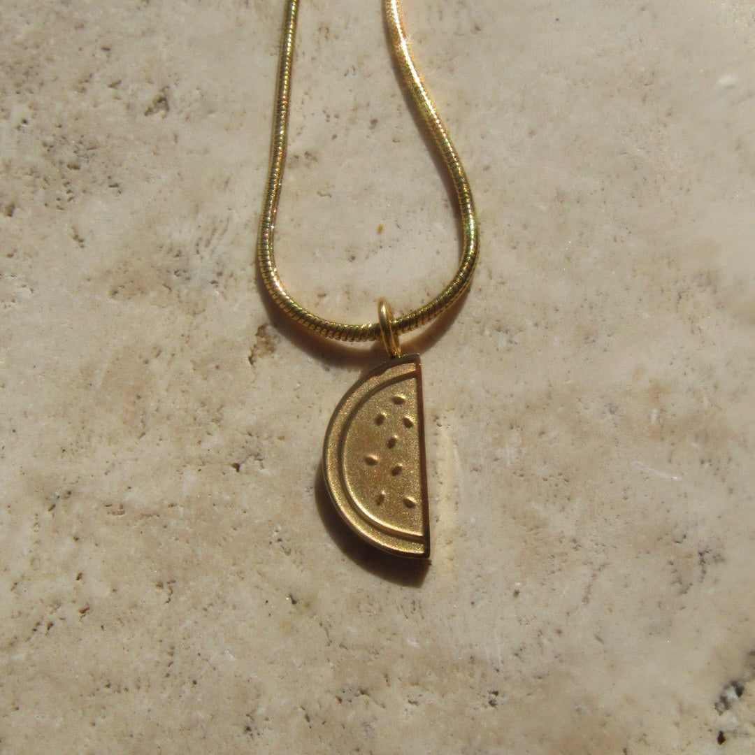watermelon Neckless 18k plated