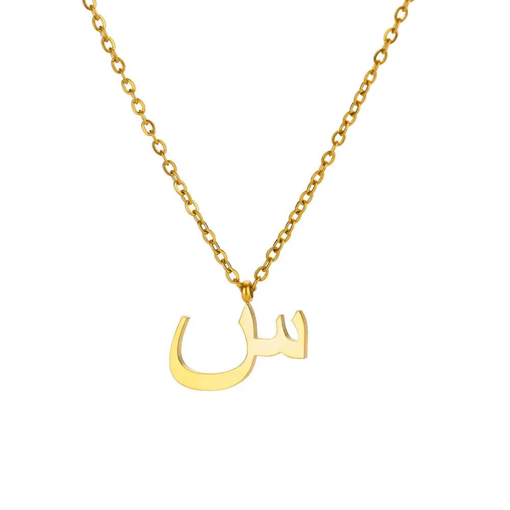 Arabic Letter neckless 18K plates