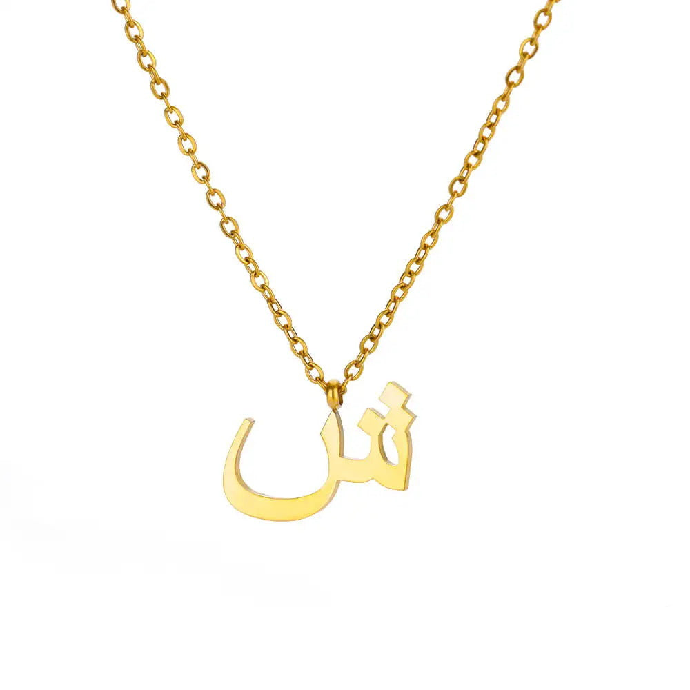 Arabic Letter neckless 18K plates