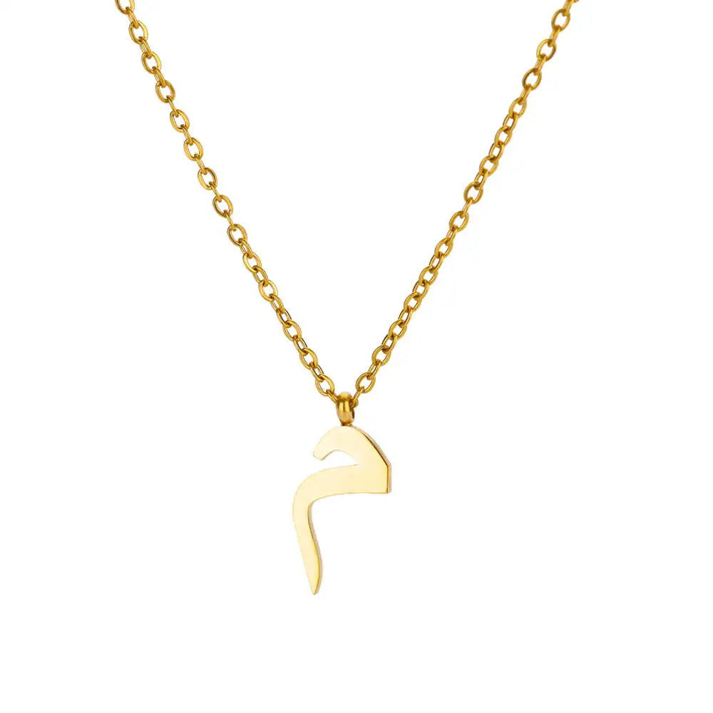 Arabic Letter neckless 18K plates