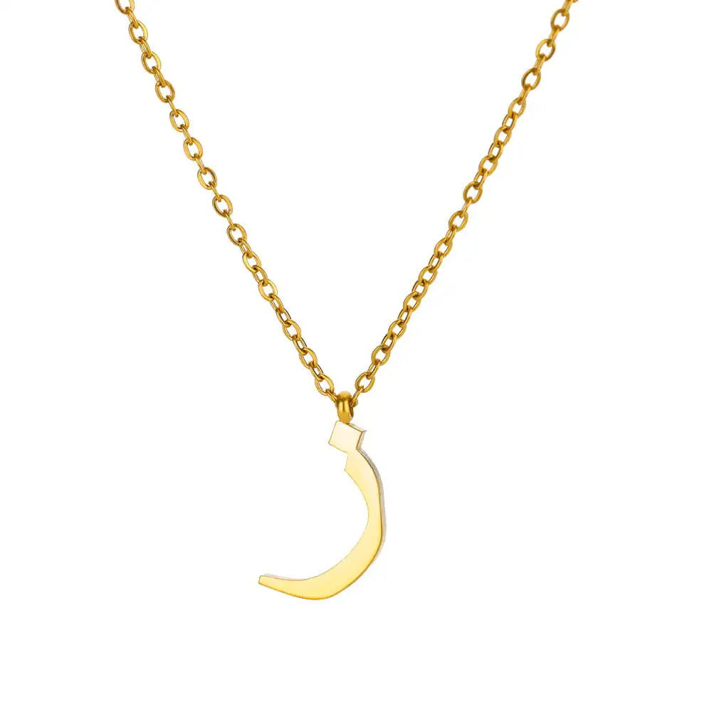 Arabic Letter neckless 18K plates
