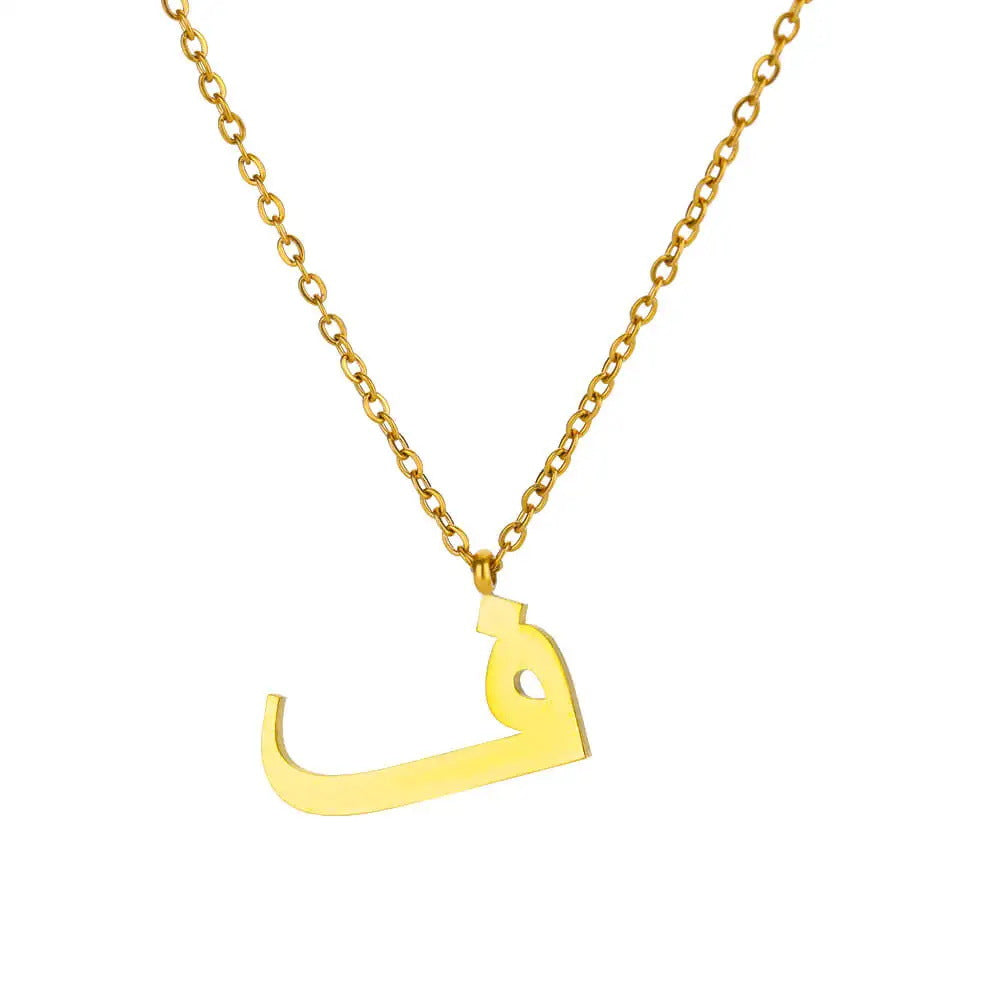Arabic Letter neckless 18K plates