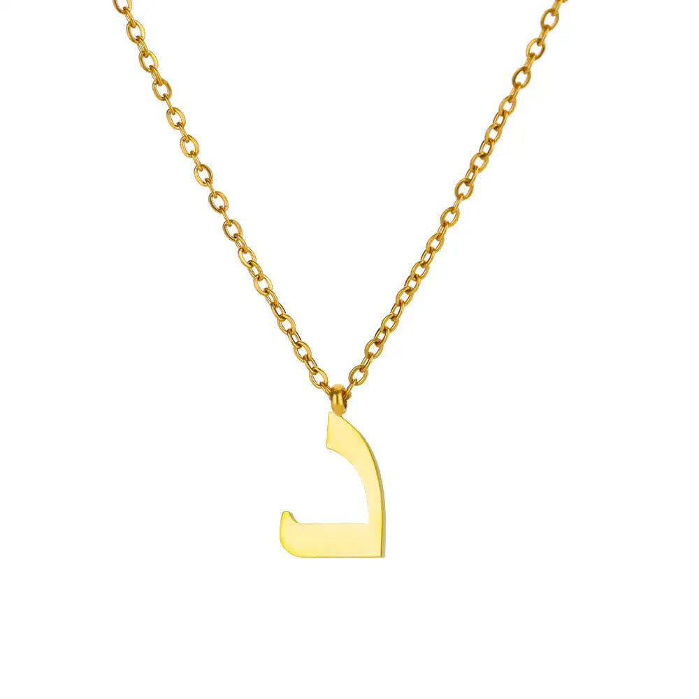 Arabic Letter neckless 18K plates