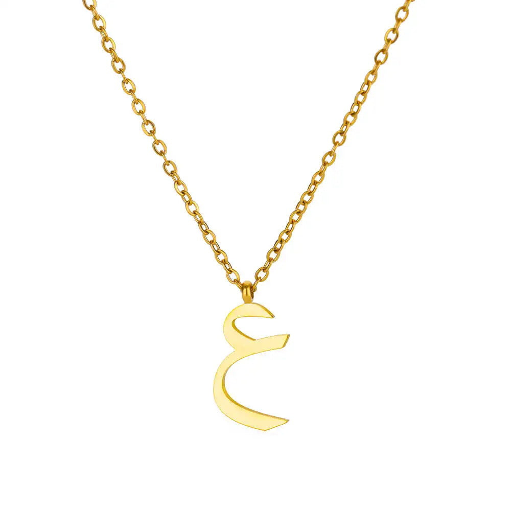Arabic Letter neckless 18K plates