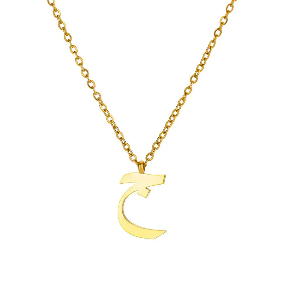 Arabic Letter neckless 18K plates